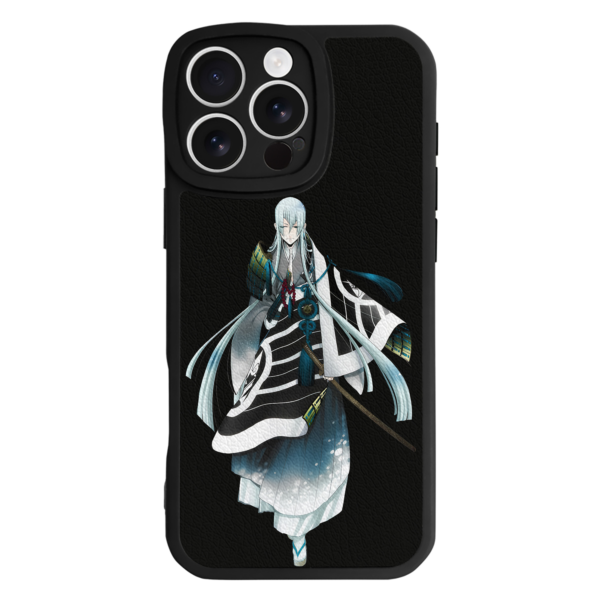 （画像用） 刀剣乱舞 Touken Ranbu 【iPhone 16シリーズ対応】シリコンスマホケース（レザー調） 材質：シリコン